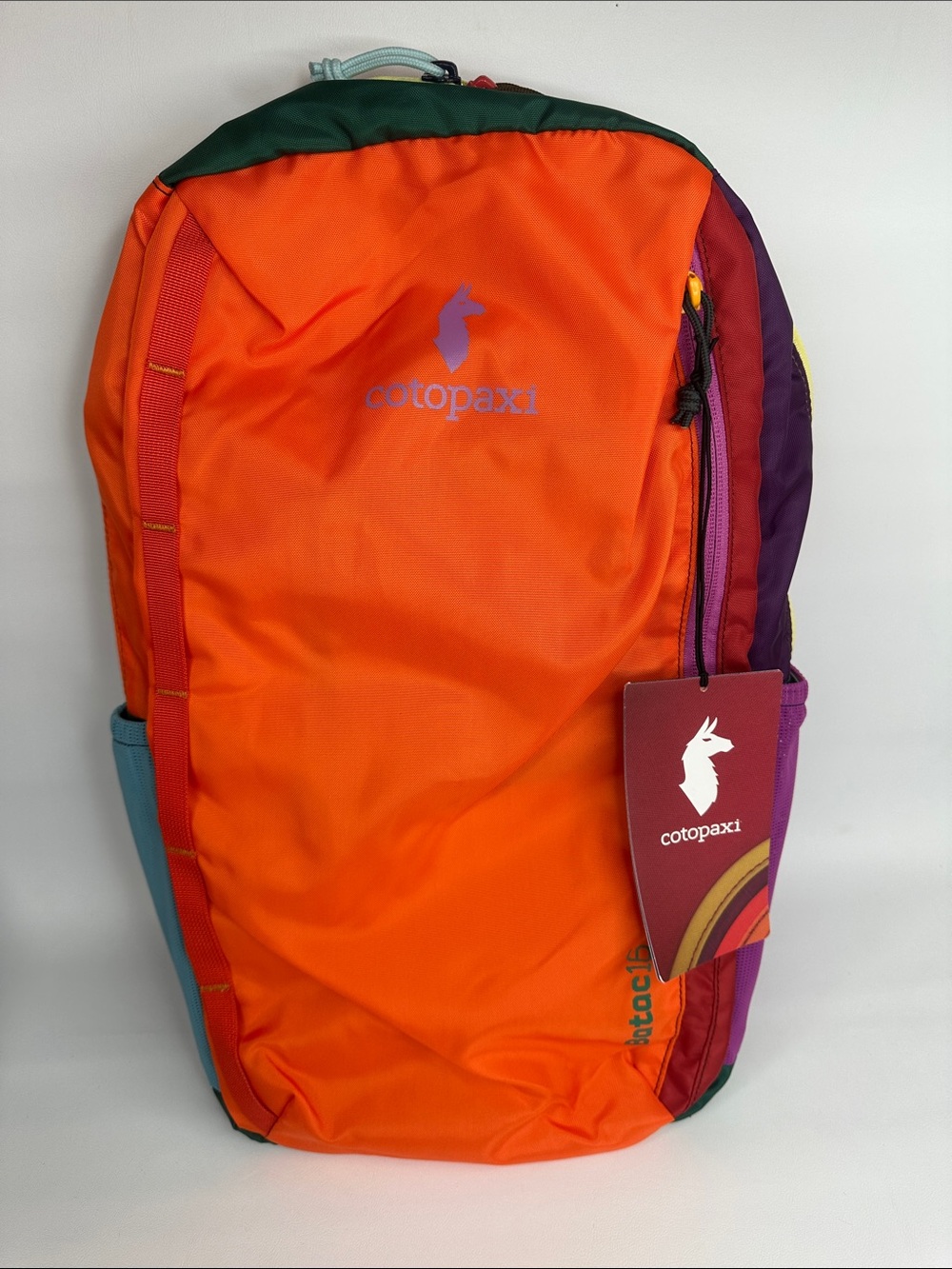 Cotopaxi Batac Del Día 16L Backpack One-of-a-Kind Multicolor Lightweight Daypack